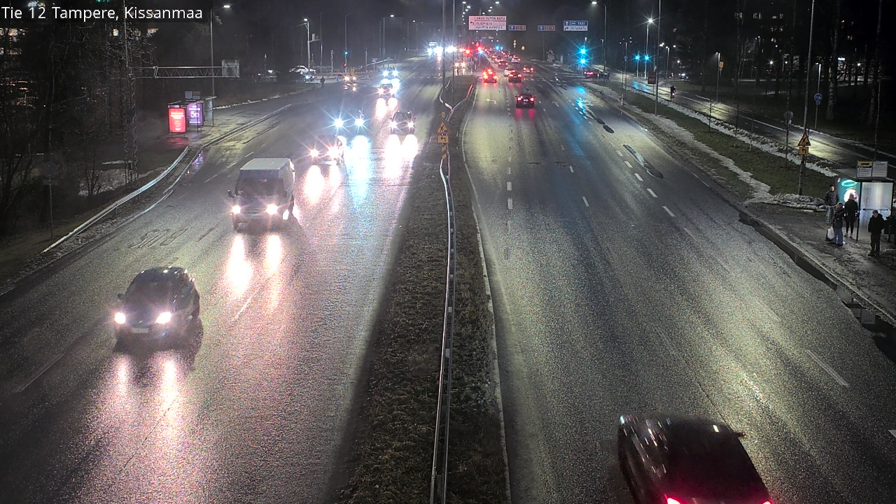 Weather Camera Image Väg 12 Tammerfors, Kissanmaa, Tampere, Pirkanmaa