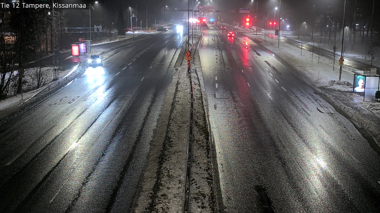 Weather Camera Image Väg 12 Tammerfors, Kissanmaa, Tampere, Pirkanmaa