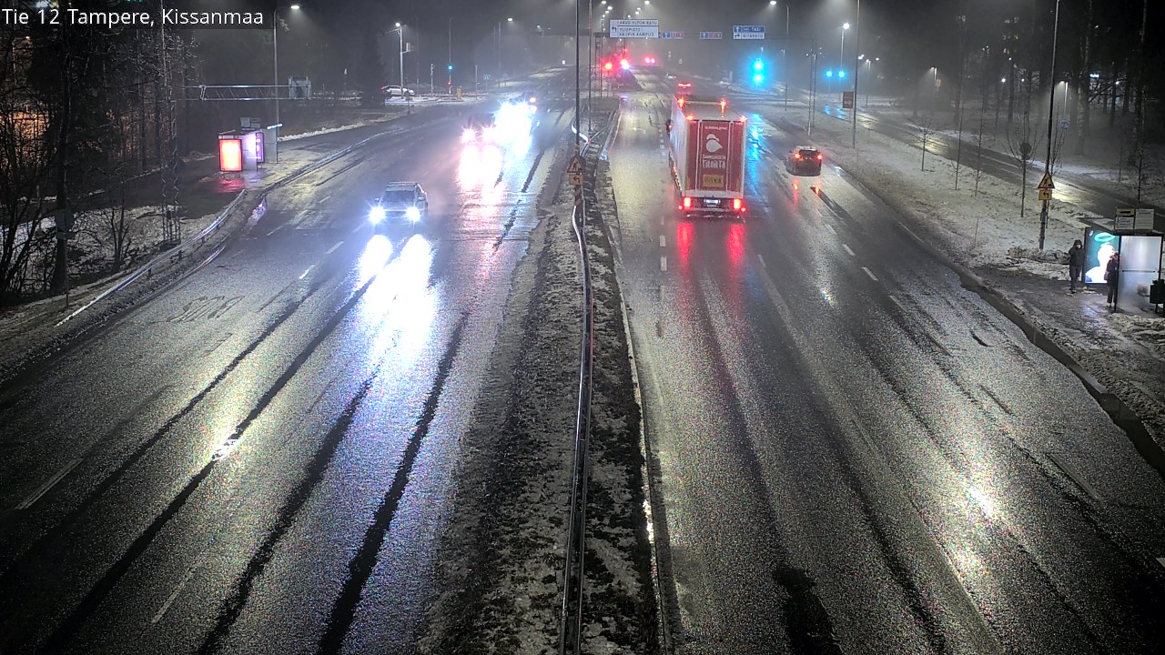 Weather Camera Image Väg 12 Tammerfors, Kissanmaa, Tampere, Pirkanmaa