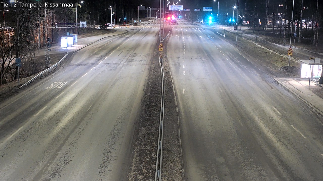Weather Camera Image Väg 12 Tammerfors, Kissanmaa, Tampere, Pirkanmaa
