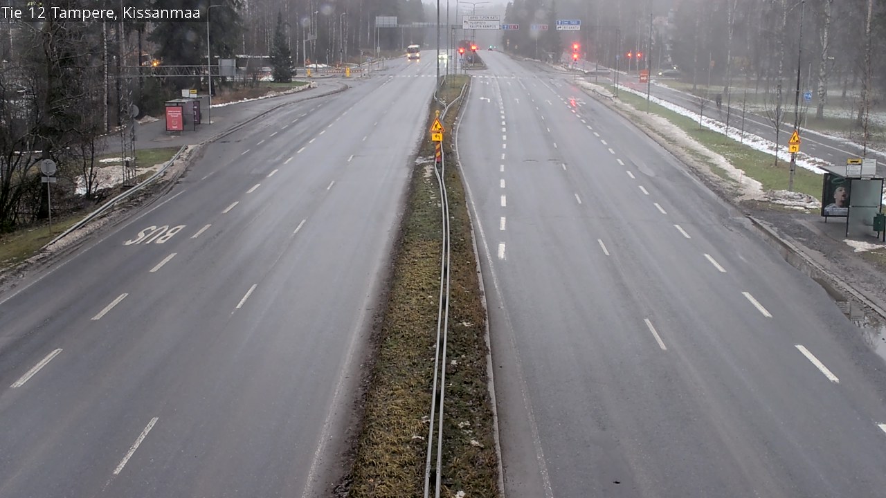 Weather Camera Image Väg 12 Tammerfors, Kissanmaa, Tampere, Pirkanmaa