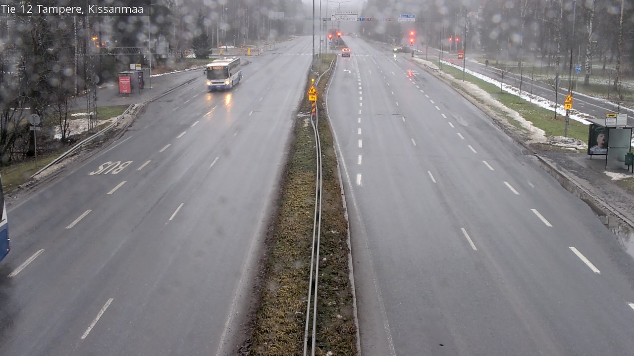 Weather Camera Image Väg 12 Tammerfors, Kissanmaa, Tampere, Pirkanmaa