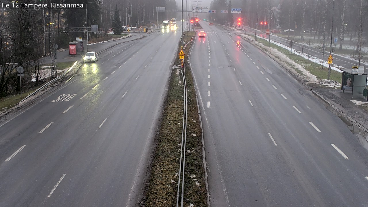 Weather Camera Image Väg 12 Tammerfors, Kissanmaa, Tampere, Pirkanmaa