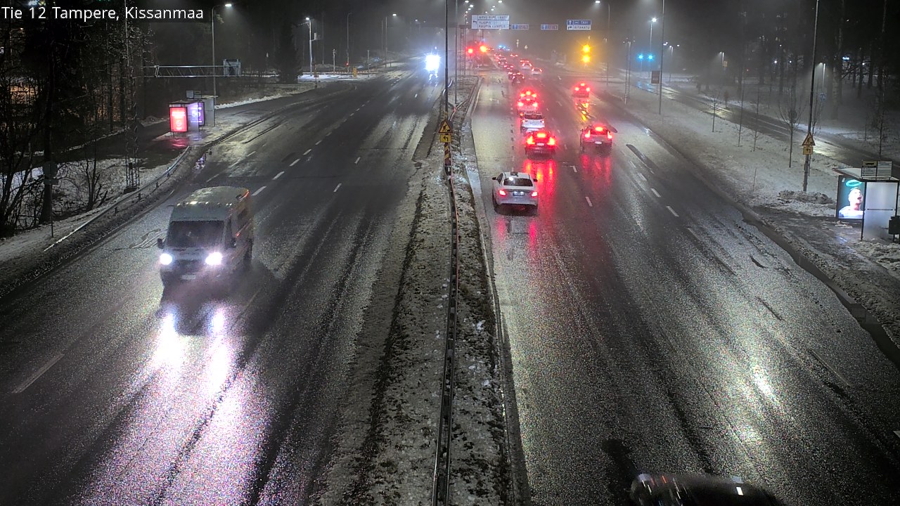 Weather Camera Image Väg 12 Tammerfors, Kissanmaa, Tampere, Pirkanmaa