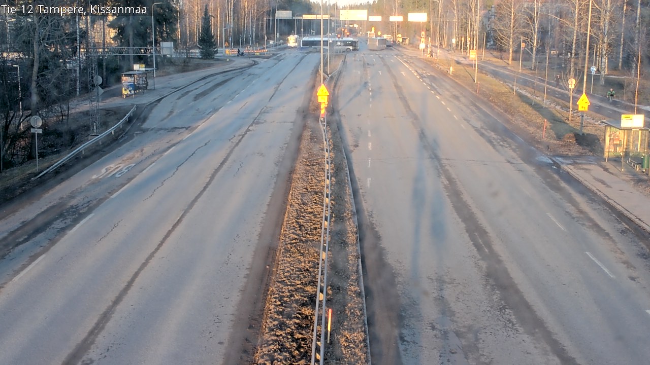 Weather Camera Image Väg 12 Tammerfors, Kissanmaa, Tampere, Pirkanmaa