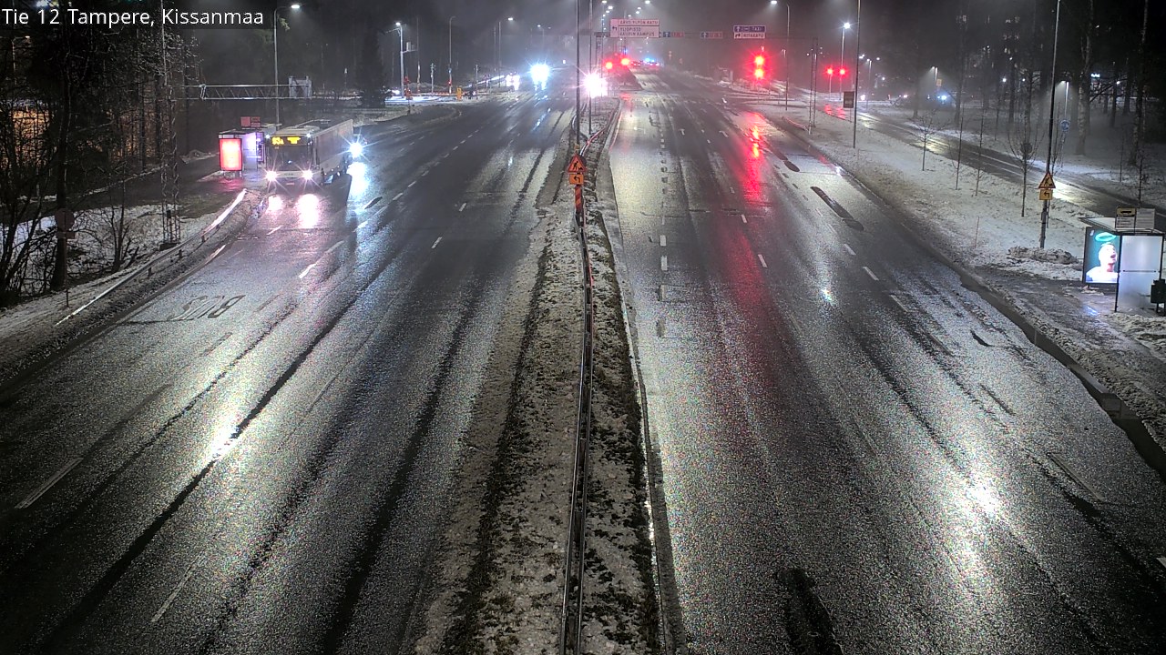 Weather Camera Image Väg 12 Tammerfors, Kissanmaa, Tampere, Pirkanmaa