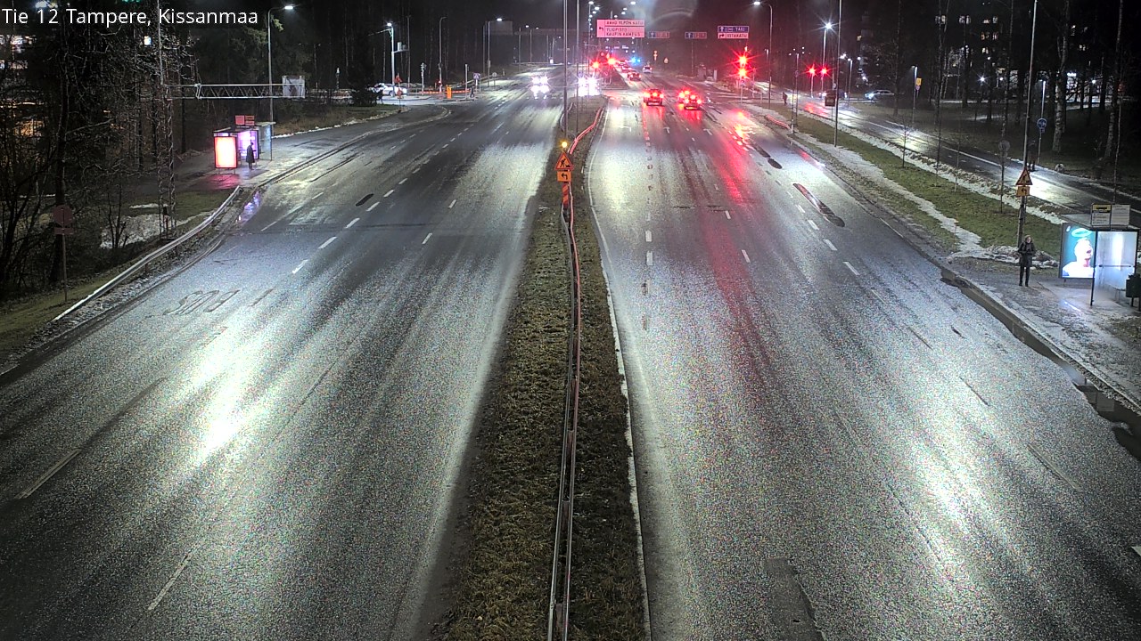 Weather Camera Image Väg 12 Tammerfors, Kissanmaa, Tampere, Pirkanmaa