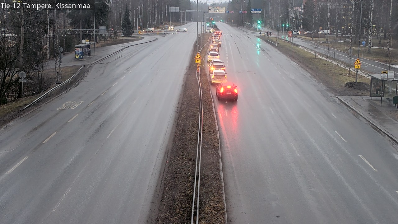 Weather Camera Image Väg 12 Tammerfors, Kissanmaa, Tampere, Pirkanmaa