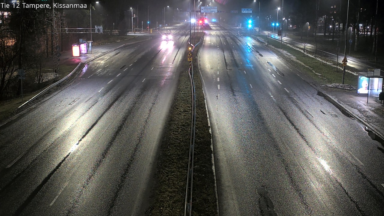 Weather Camera Image Väg 12 Tammerfors, Kissanmaa, Tampere, Pirkanmaa