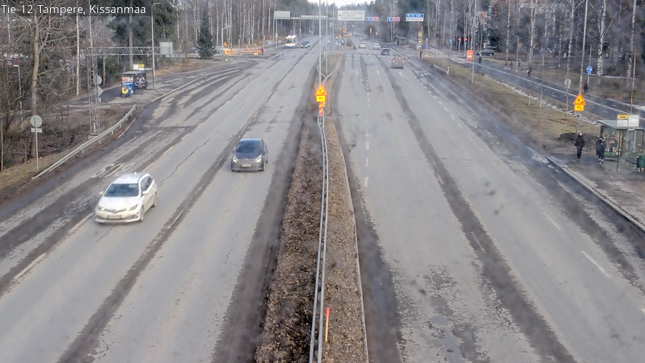 Weather Camera Image Väg 12 Tammerfors, Kissanmaa, Tampere, Pirkanmaa