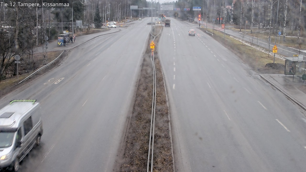 Weather Camera Image Väg 12 Tammerfors, Kissanmaa, Tampere, Pirkanmaa
