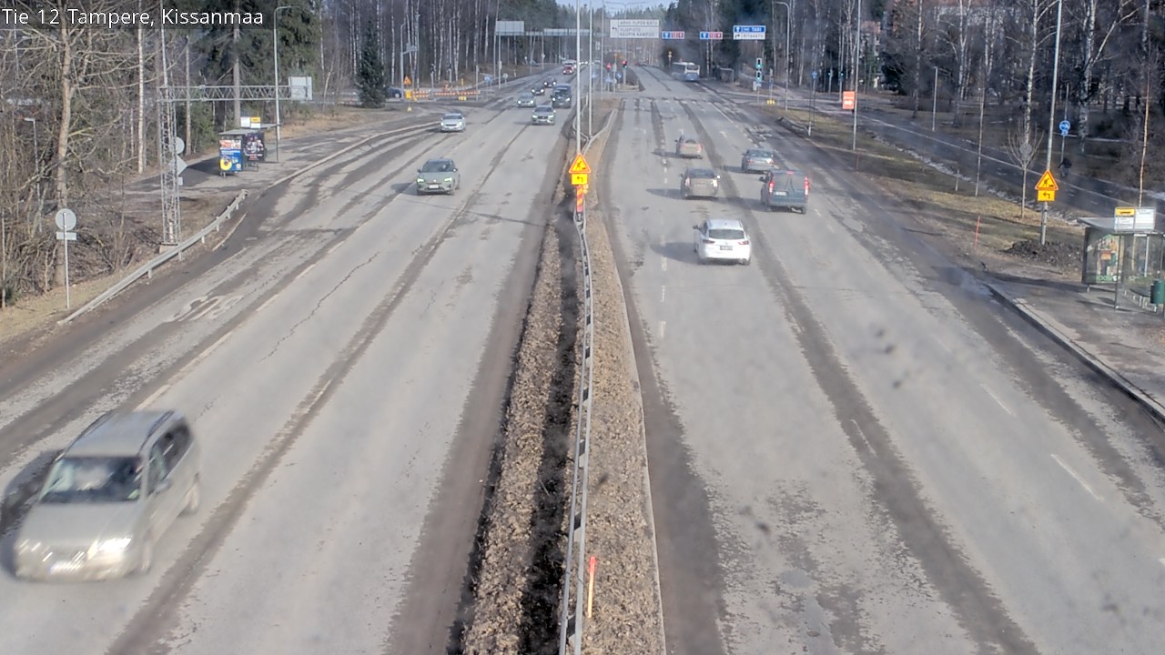 Weather Camera Image Väg 12 Tammerfors, Kissanmaa, Tampere, Pirkanmaa