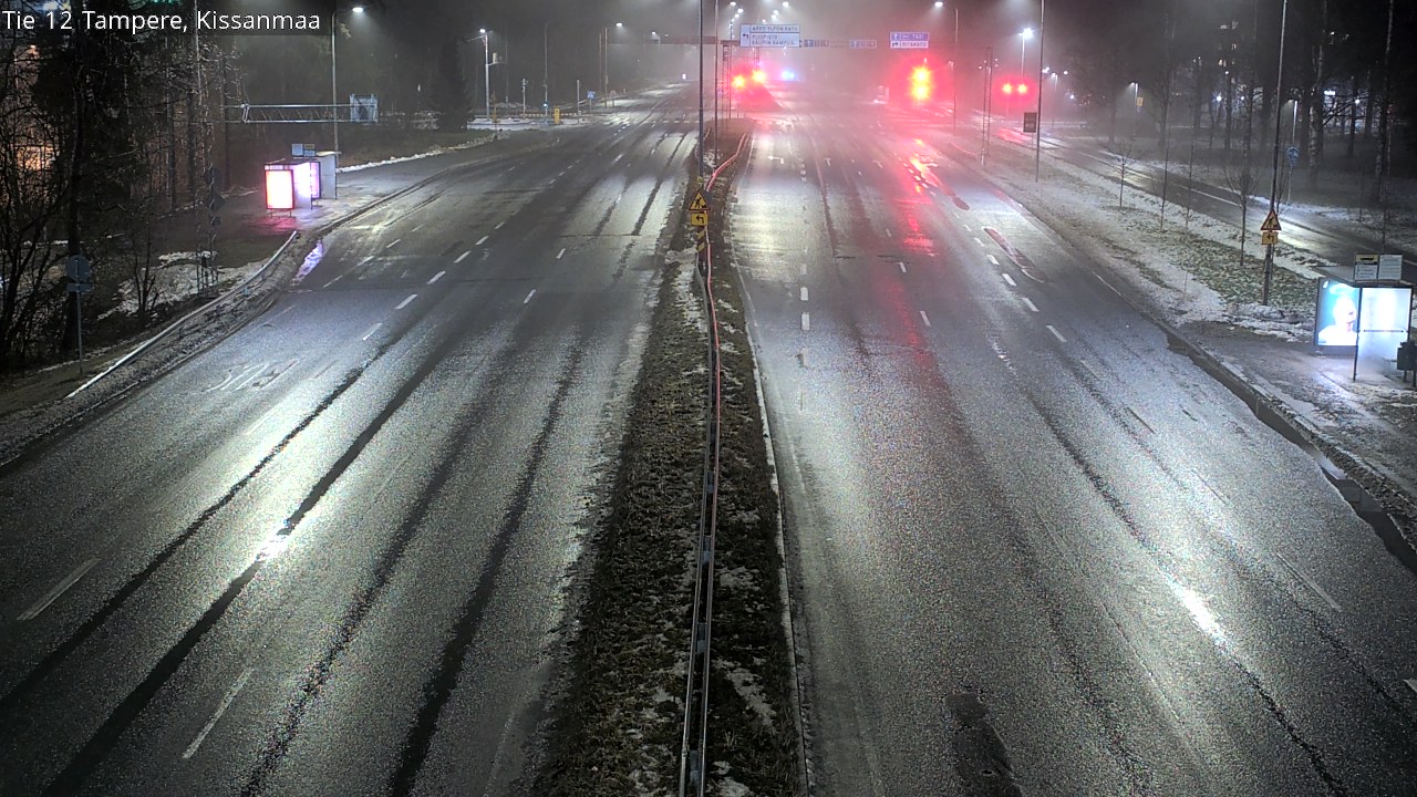 Weather Camera Image Väg 12 Tammerfors, Kissanmaa, Tampere, Pirkanmaa