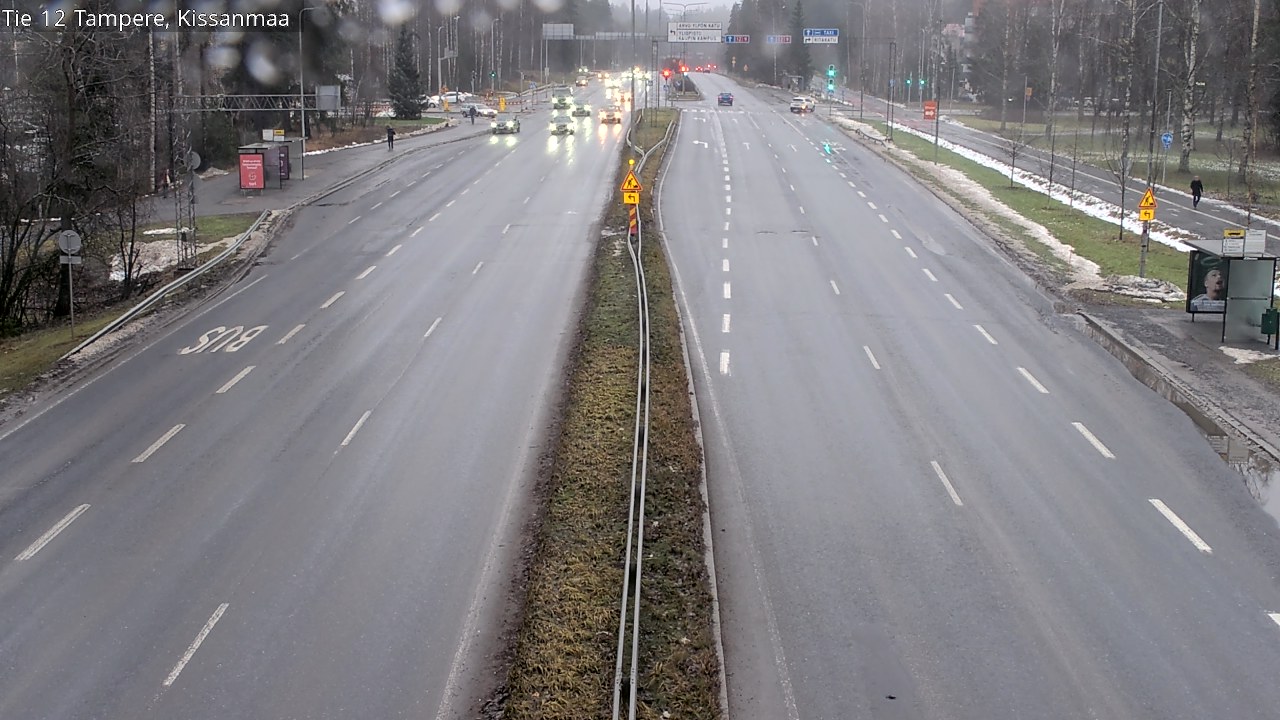 Weather Camera Image Väg 12 Tammerfors, Kissanmaa, Tampere, Pirkanmaa