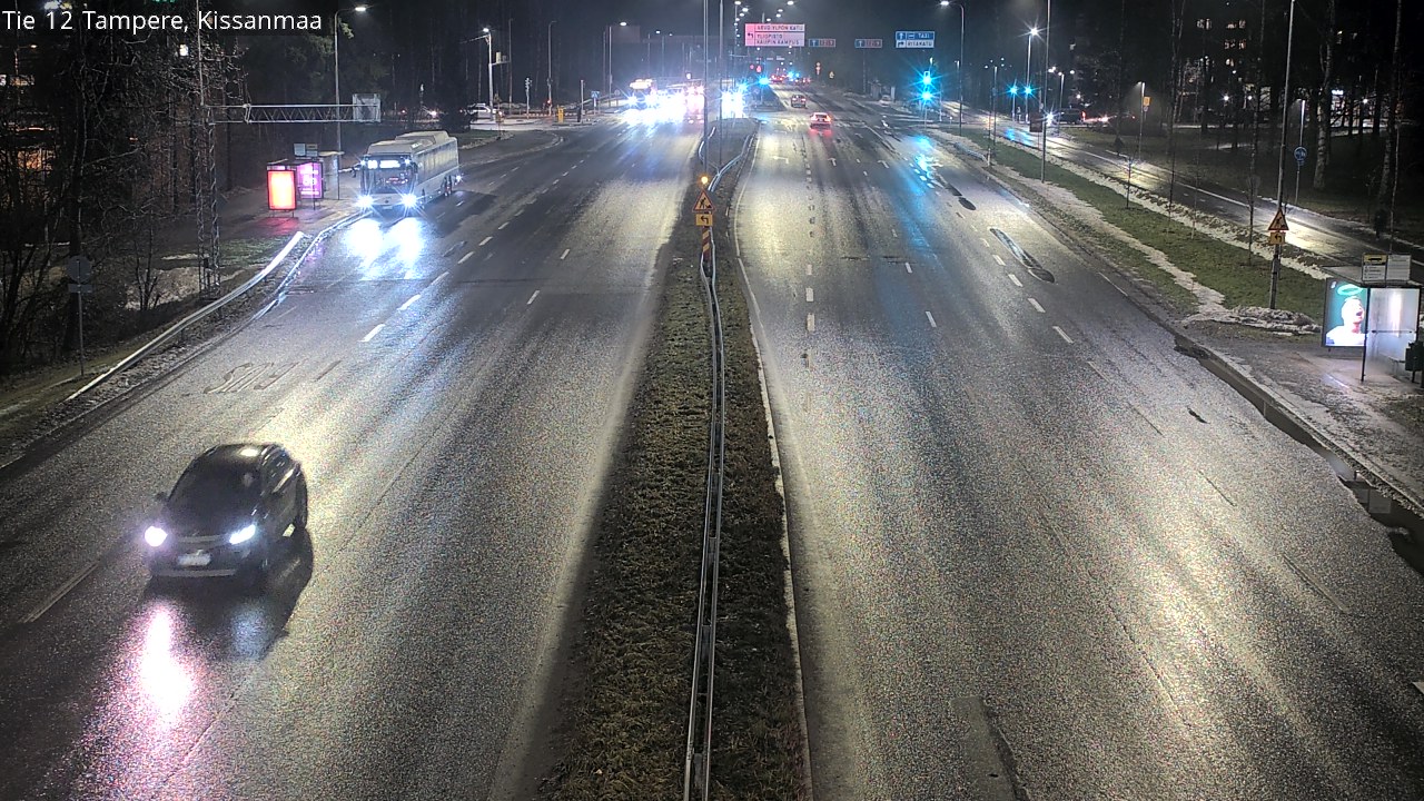 Weather Camera Image Väg 12 Tammerfors, Kissanmaa, Tampere, Pirkanmaa
