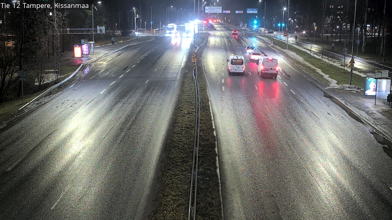 Weather Camera Image Väg 12 Tammerfors, Kissanmaa, Tampere, Pirkanmaa