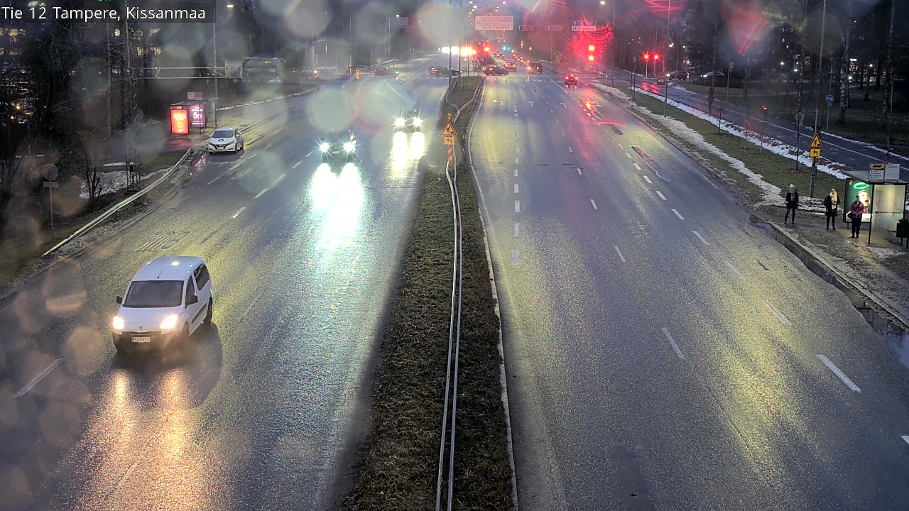 Weather Camera Image Väg 12 Tammerfors, Kissanmaa, Tampere, Pirkanmaa