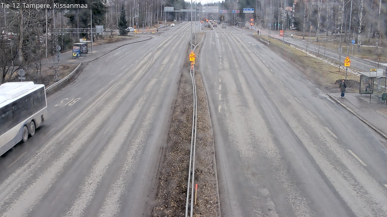Weather Camera Image Väg 12 Tammerfors, Kissanmaa, Tampere, Pirkanmaa