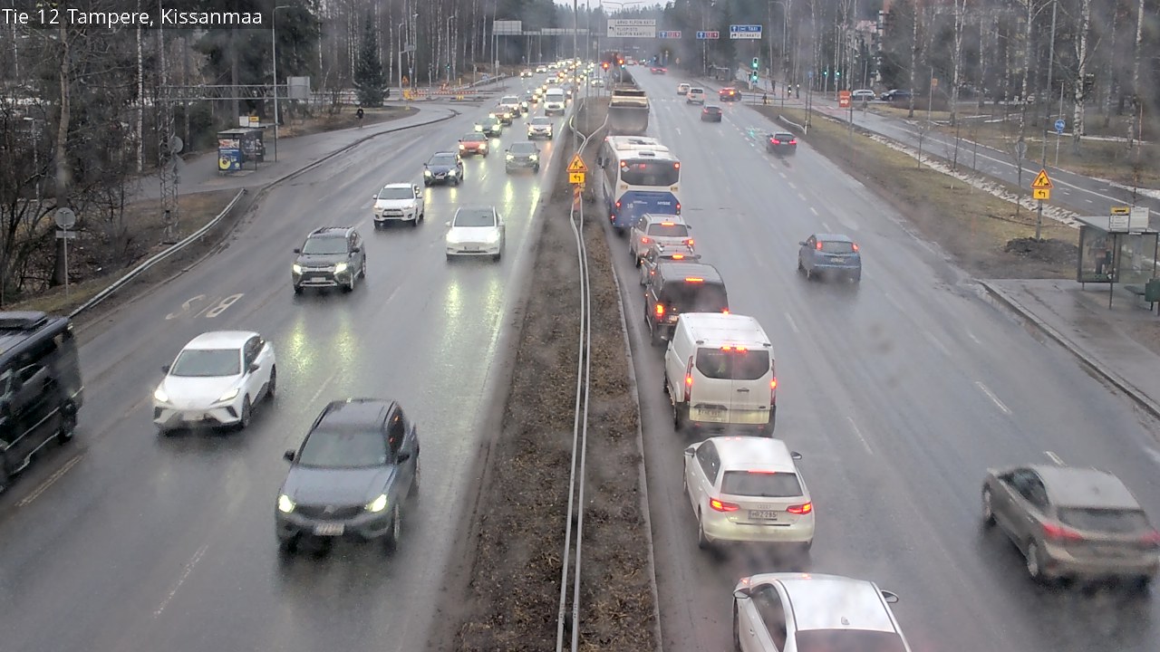 Weather Camera Image Väg 12 Tammerfors, Kissanmaa, Tampere, Pirkanmaa