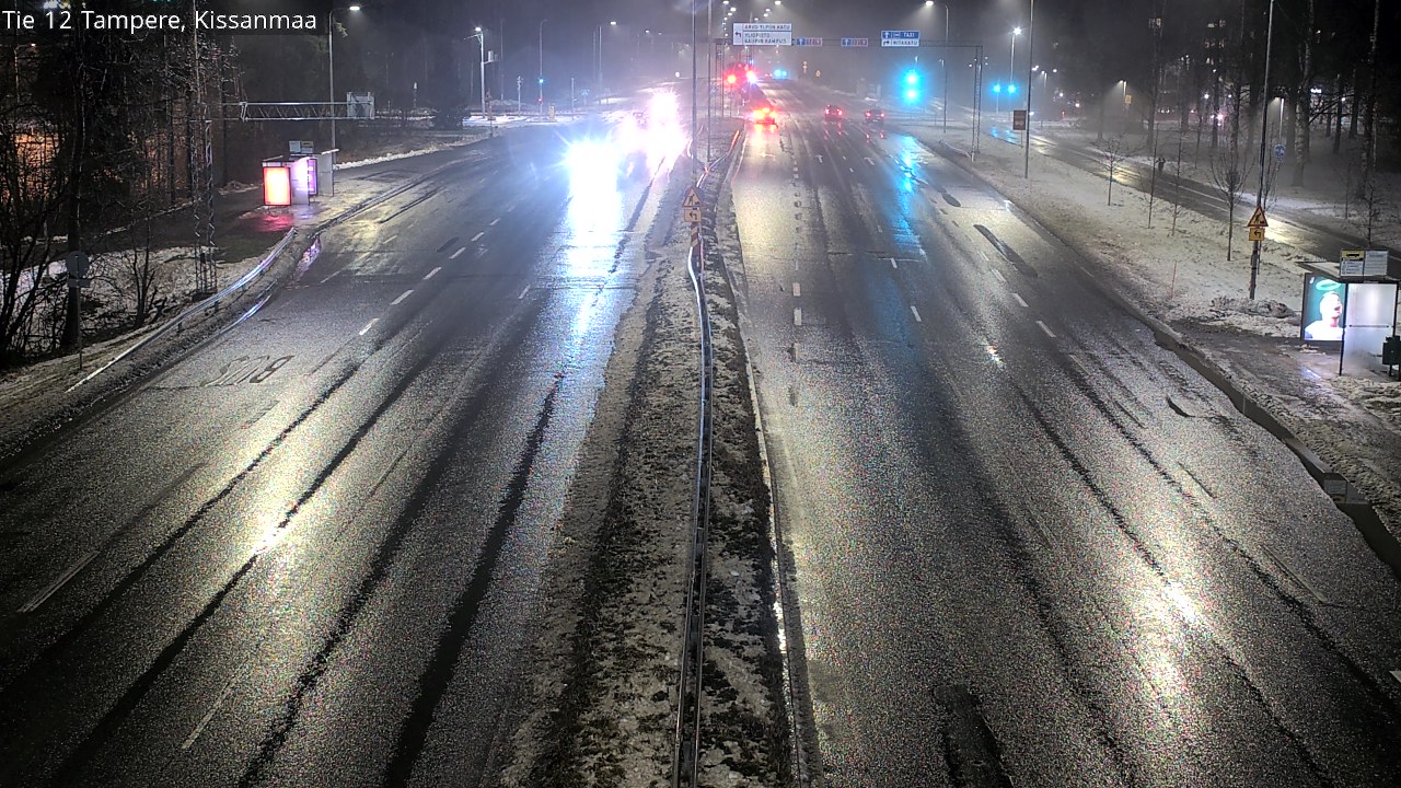 Weather Camera Image Väg 12 Tammerfors, Kissanmaa, Tampere, Pirkanmaa