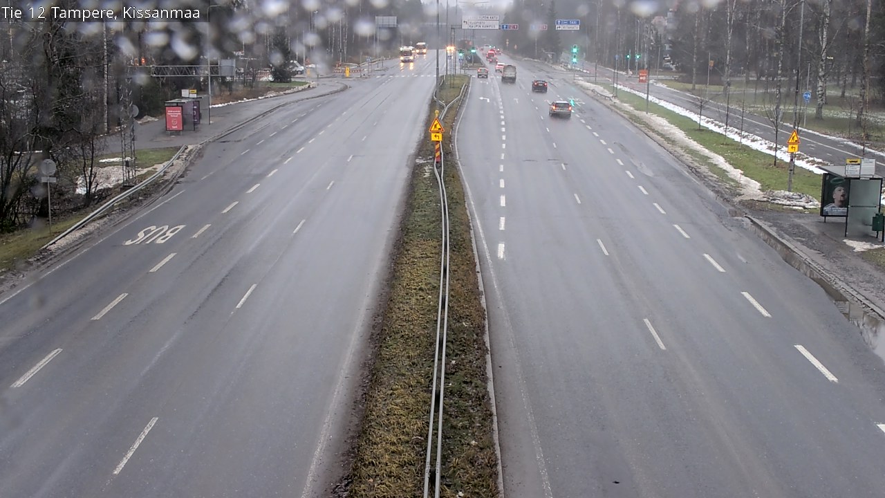 Weather Camera Image Väg 12 Tammerfors, Kissanmaa, Tampere, Pirkanmaa