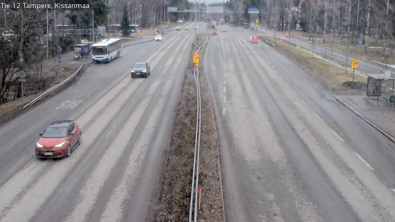 Weather Camera Image Väg 12 Tammerfors, Kissanmaa, Tampere, Pirkanmaa