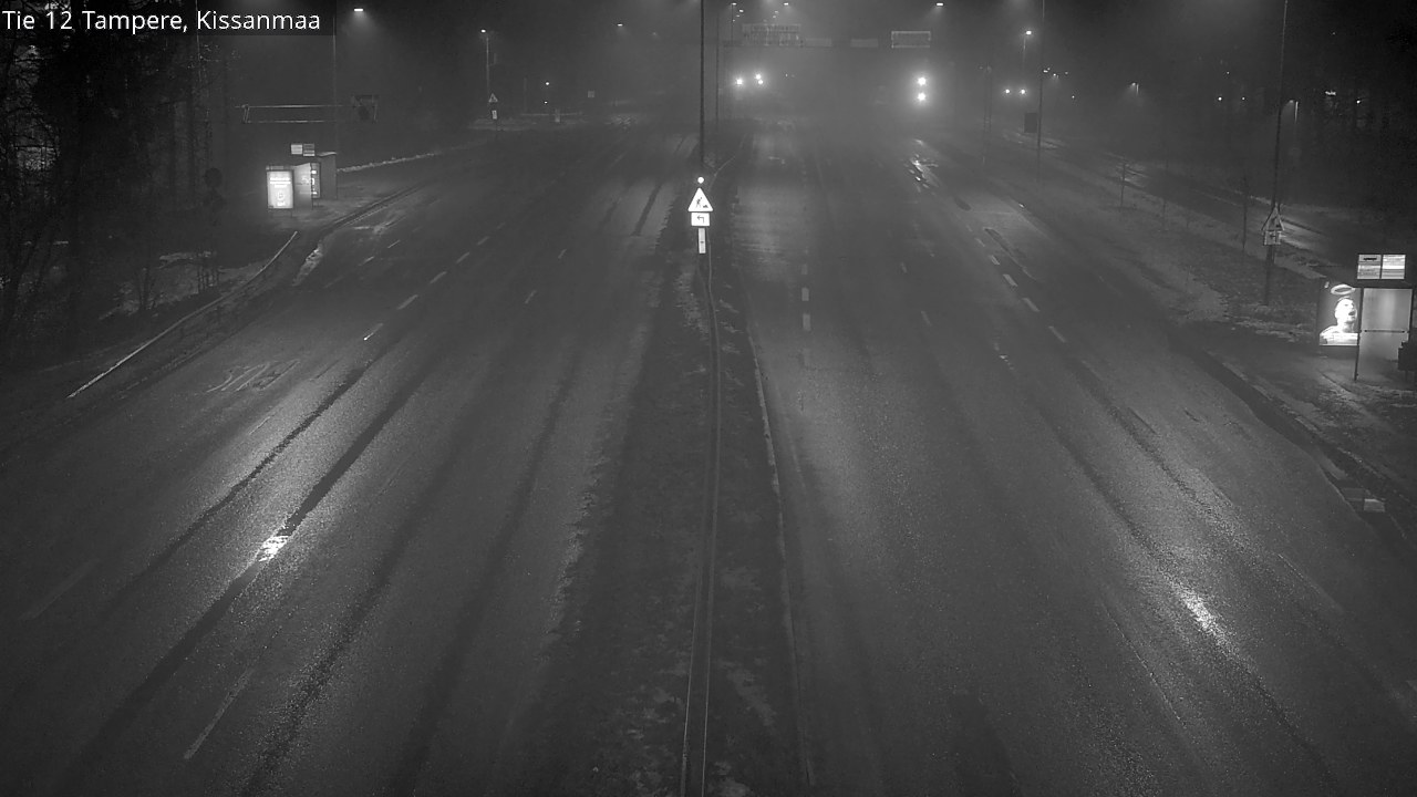 Weather Camera Image Väg 12 Tammerfors, Kissanmaa, Tampere, Pirkanmaa