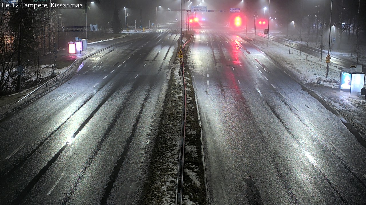 Weather Camera Image Väg 12 Tammerfors, Kissanmaa, Tampere, Pirkanmaa
