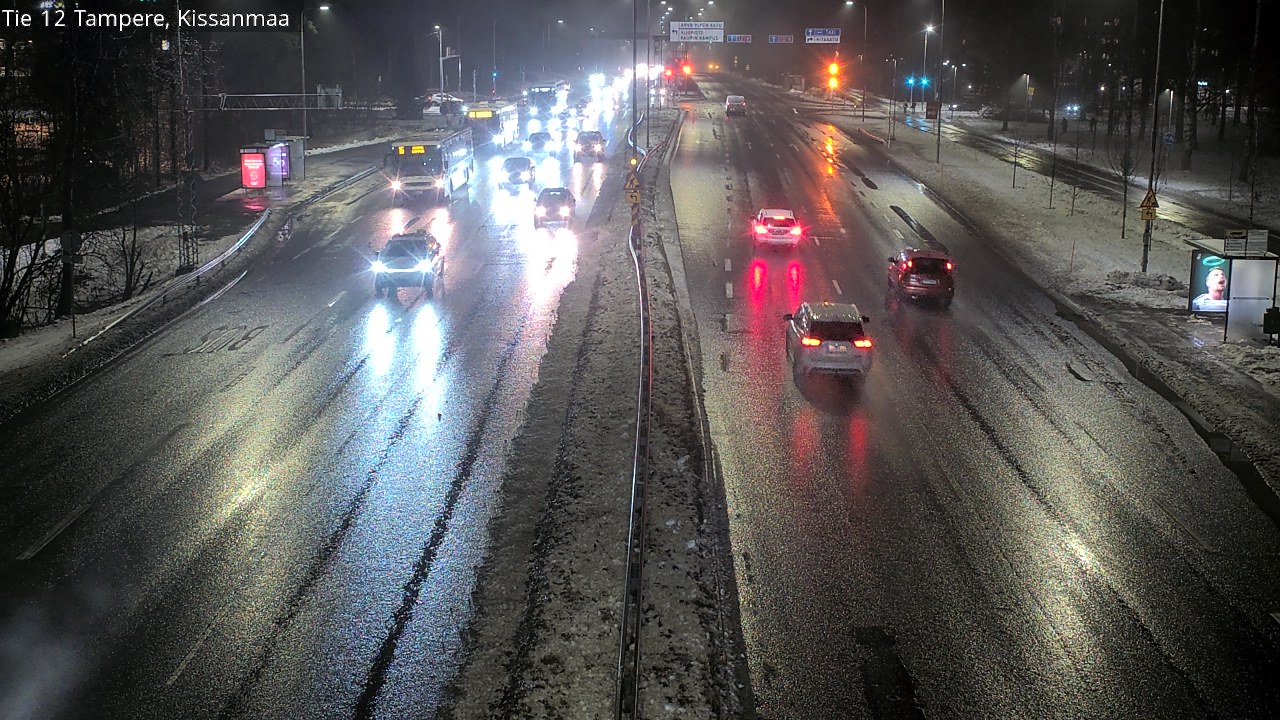 Weather Camera Image Väg 12 Tammerfors, Kissanmaa, Tampere, Pirkanmaa