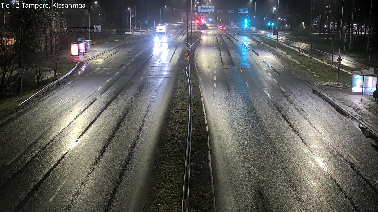 Weather Camera Image Väg 12 Tammerfors, Kissanmaa, Tampere, Pirkanmaa