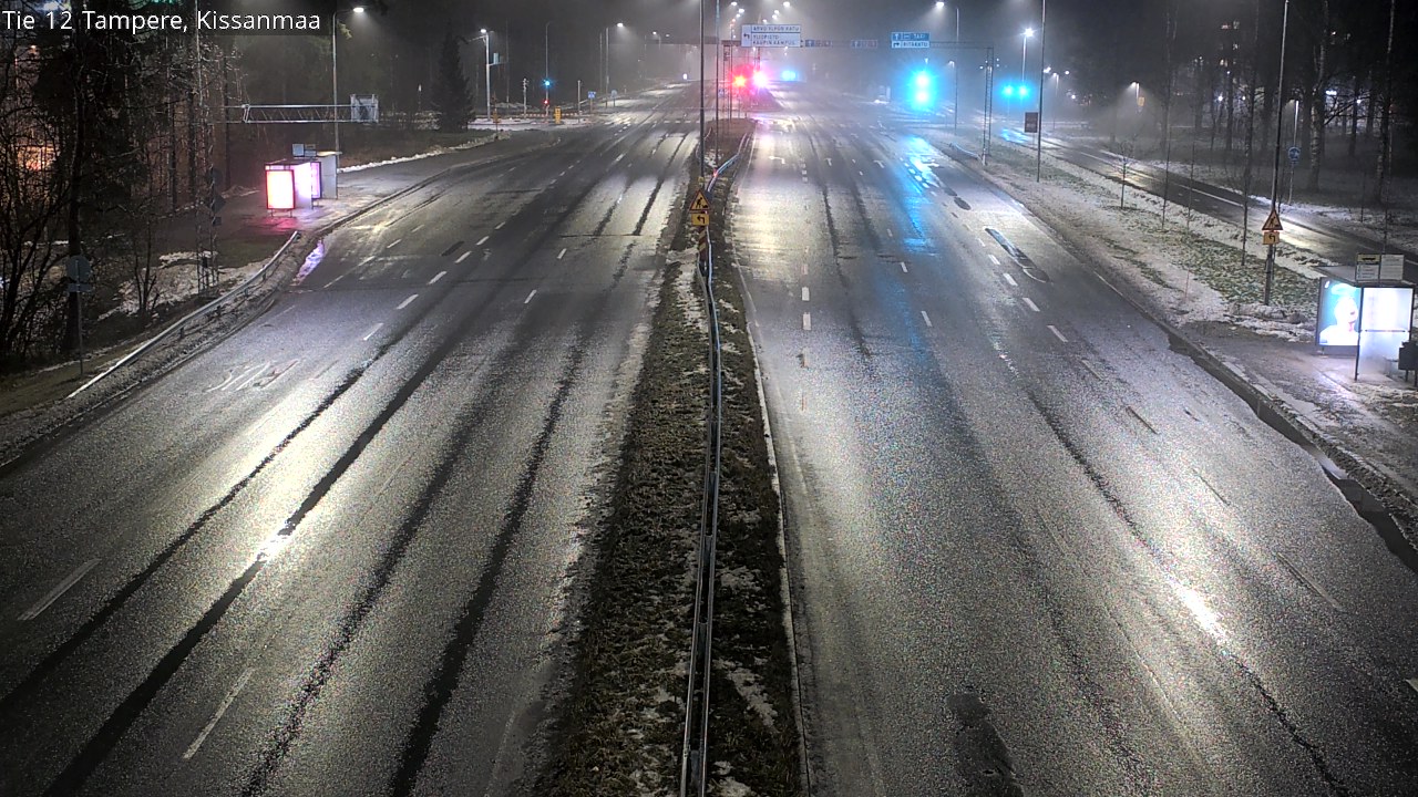 Weather Camera Image Väg 12 Tammerfors, Kissanmaa, Tampere, Pirkanmaa