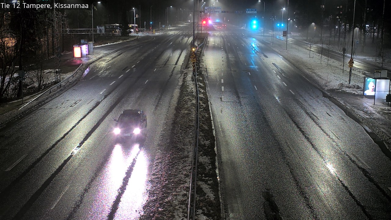 Weather Camera Image Väg 12 Tammerfors, Kissanmaa, Tampere, Pirkanmaa