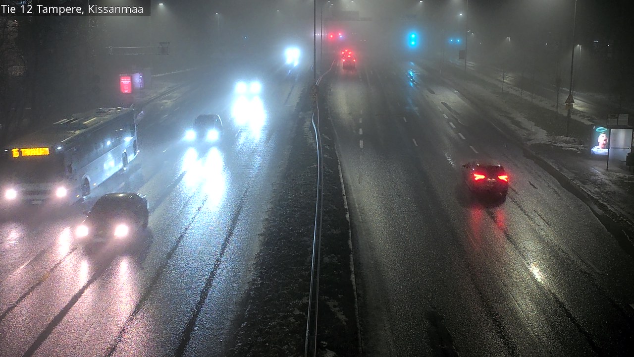 Weather Camera Image Väg 12 Tammerfors, Kissanmaa, Tampere, Pirkanmaa