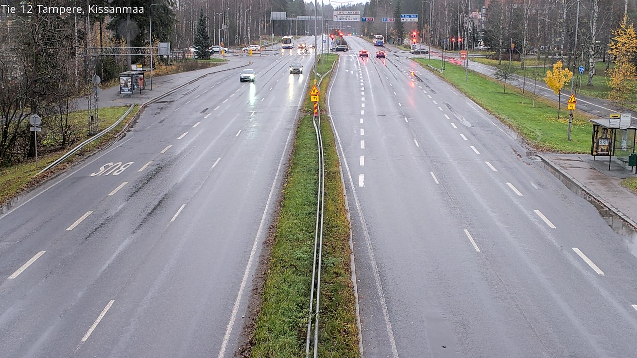Weather Camera Image Väg 12 Tammerfors, Kissanmaa, Tampere, Pirkanmaa