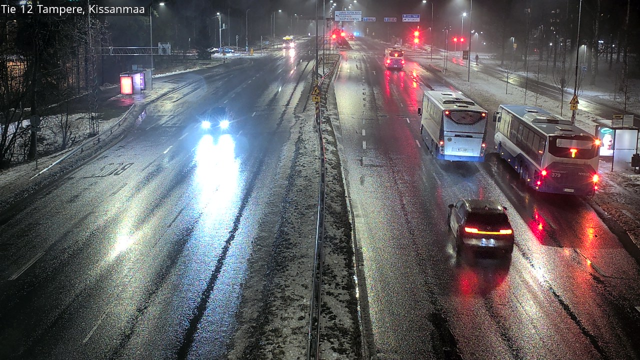 Weather Camera Image Väg 12 Tammerfors, Kissanmaa, Tampere, Pirkanmaa