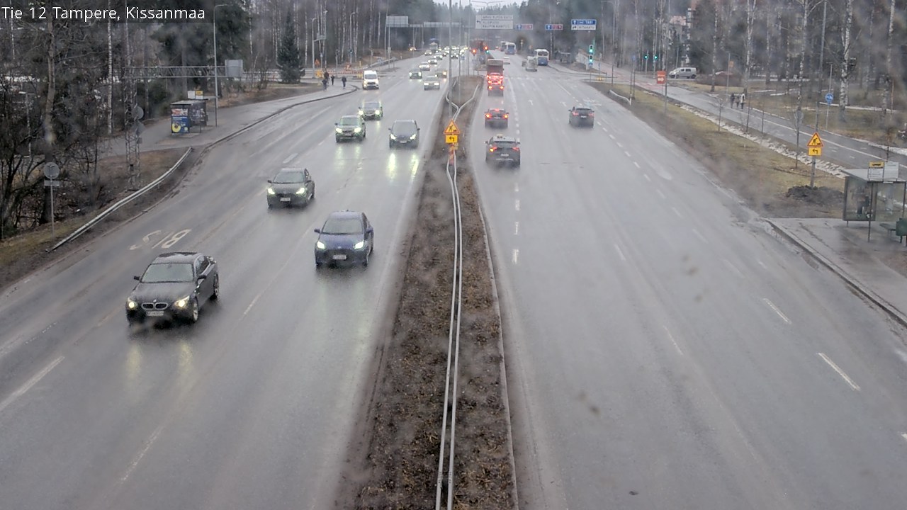 Weather Camera Image Väg 12 Tammerfors, Kissanmaa, Tampere, Pirkanmaa
