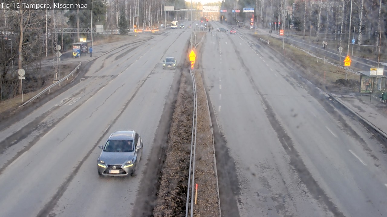 Weather Camera Image Väg 12 Tammerfors, Kissanmaa, Tampere, Pirkanmaa