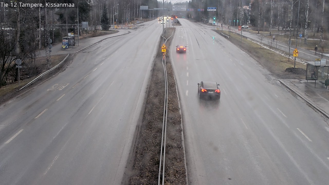 Weather Camera Image Väg 12 Tammerfors, Kissanmaa, Tampere, Pirkanmaa