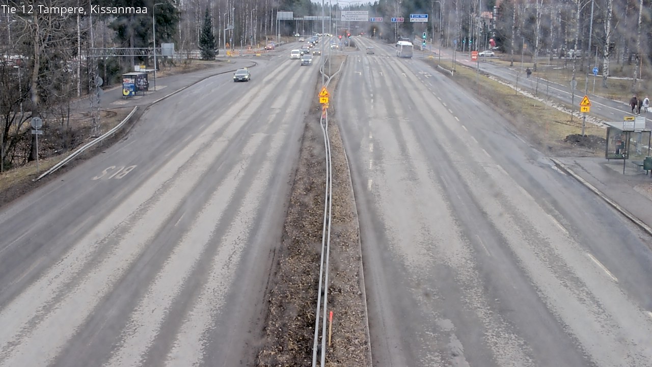 Weather Camera Image Väg 12 Tammerfors, Kissanmaa, Tampere, Pirkanmaa