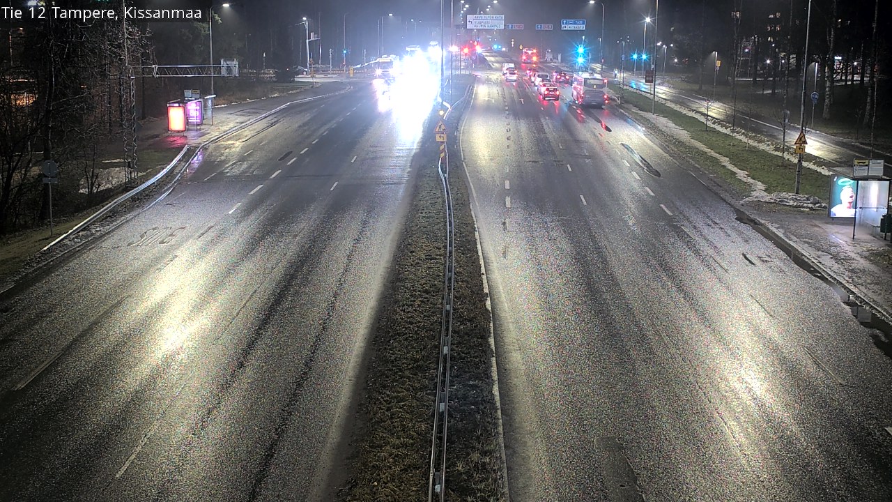 Weather Camera Image Väg 12 Tammerfors, Kissanmaa, Tampere, Pirkanmaa