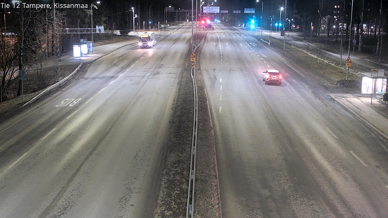 Weather Camera Image Väg 12 Tammerfors, Kissanmaa, Tampere, Pirkanmaa