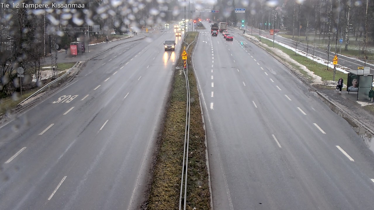 Weather Camera Image Väg 12 Tammerfors, Kissanmaa, Tampere, Pirkanmaa