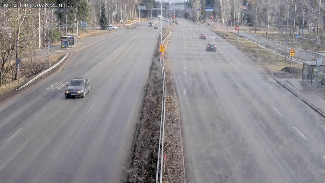 Weather Camera Image Väg 12 Tammerfors, Kissanmaa, Tampere, Pirkanmaa