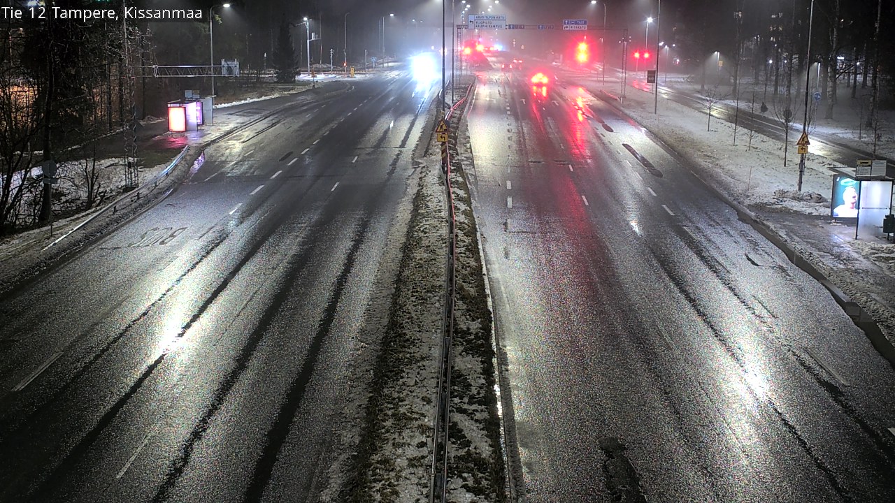 Weather Camera Image Väg 12 Tammerfors, Kissanmaa, Tampere, Pirkanmaa