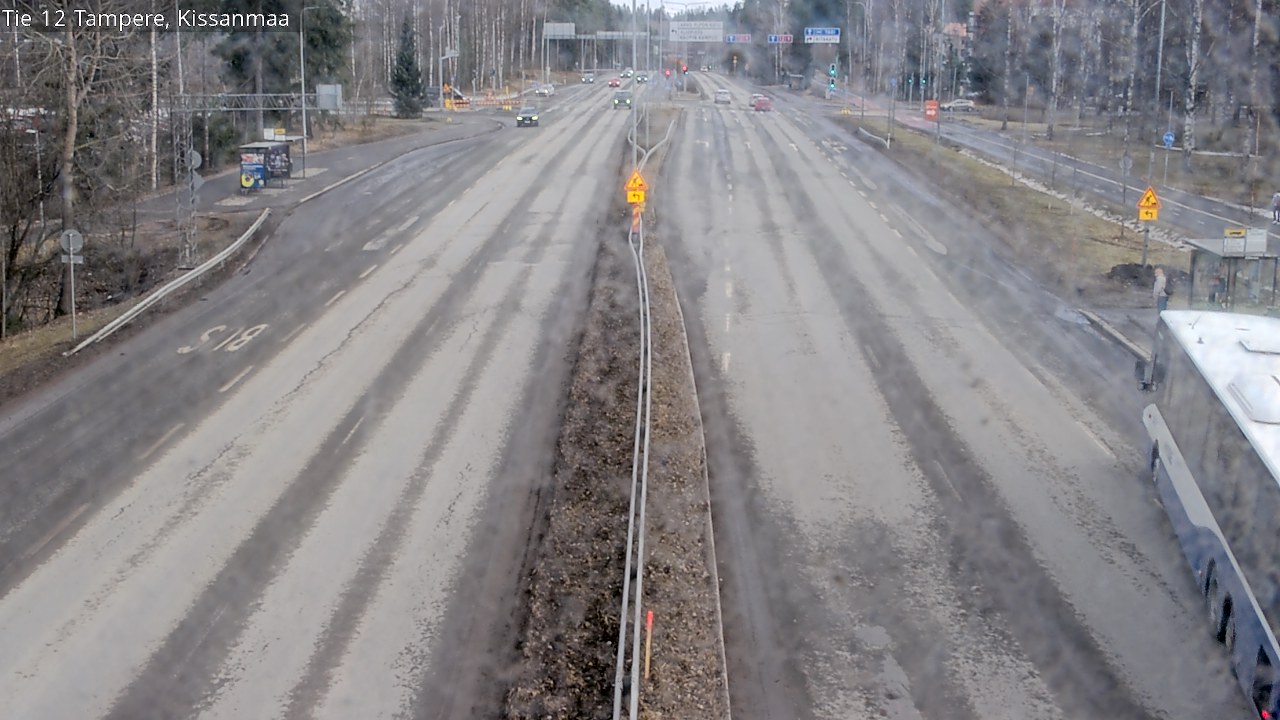 Weather Camera Image Väg 12 Tammerfors, Kissanmaa, Tampere, Pirkanmaa