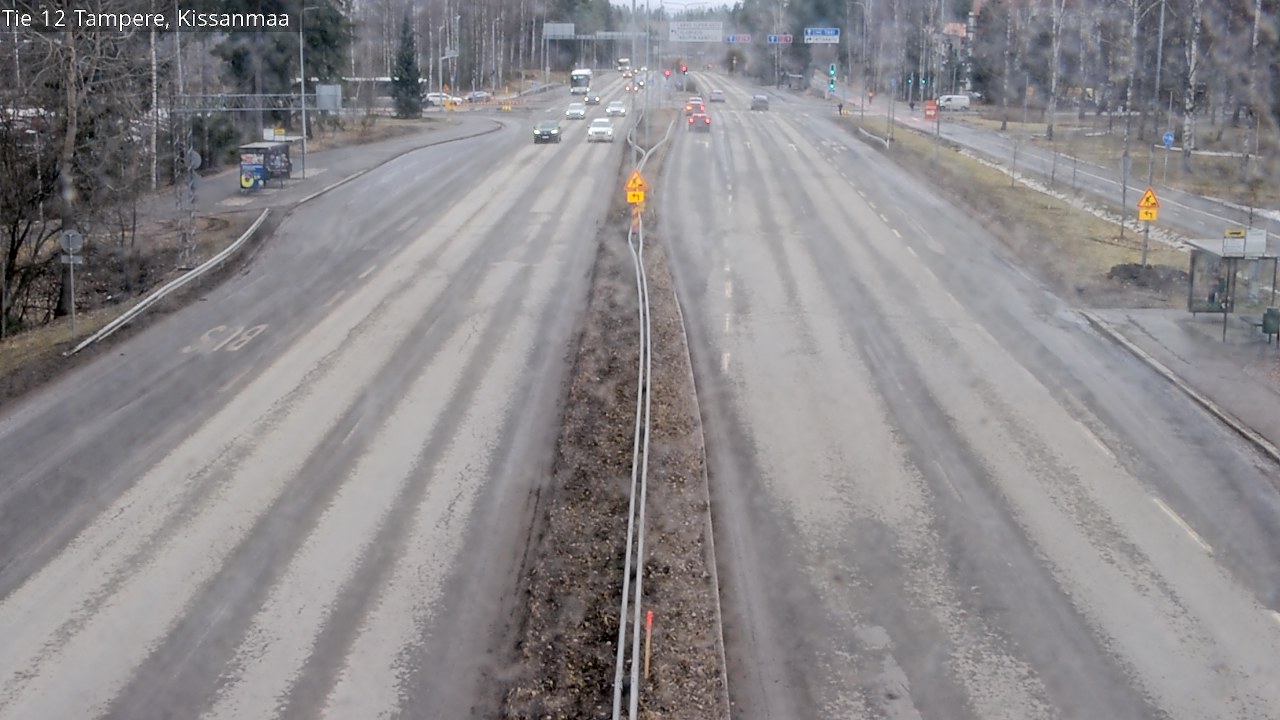 Weather Camera Image Väg 12 Tammerfors, Kissanmaa, Tampere, Pirkanmaa