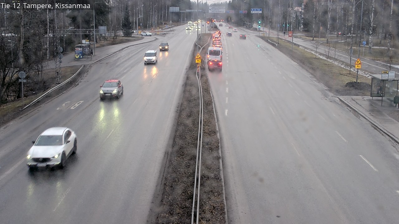 Weather Camera Image Väg 12 Tammerfors, Kissanmaa, Tampere, Pirkanmaa