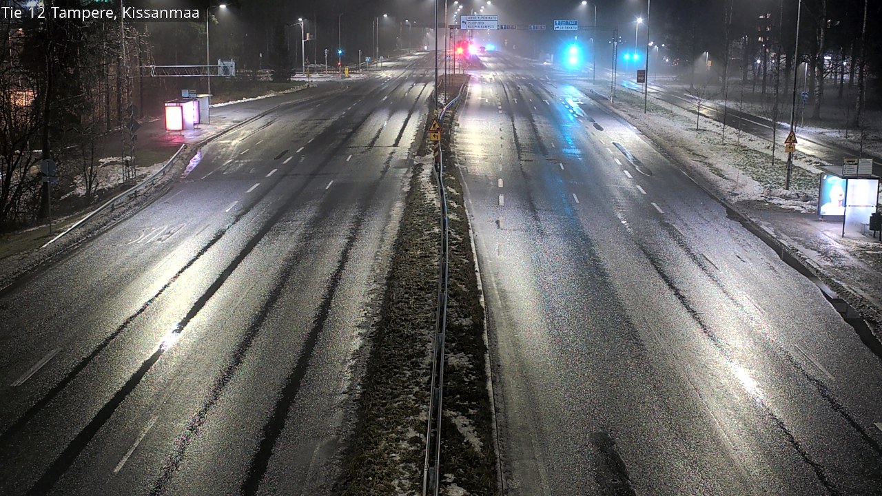 Weather Camera Image Väg 12 Tammerfors, Kissanmaa, Tampere, Pirkanmaa