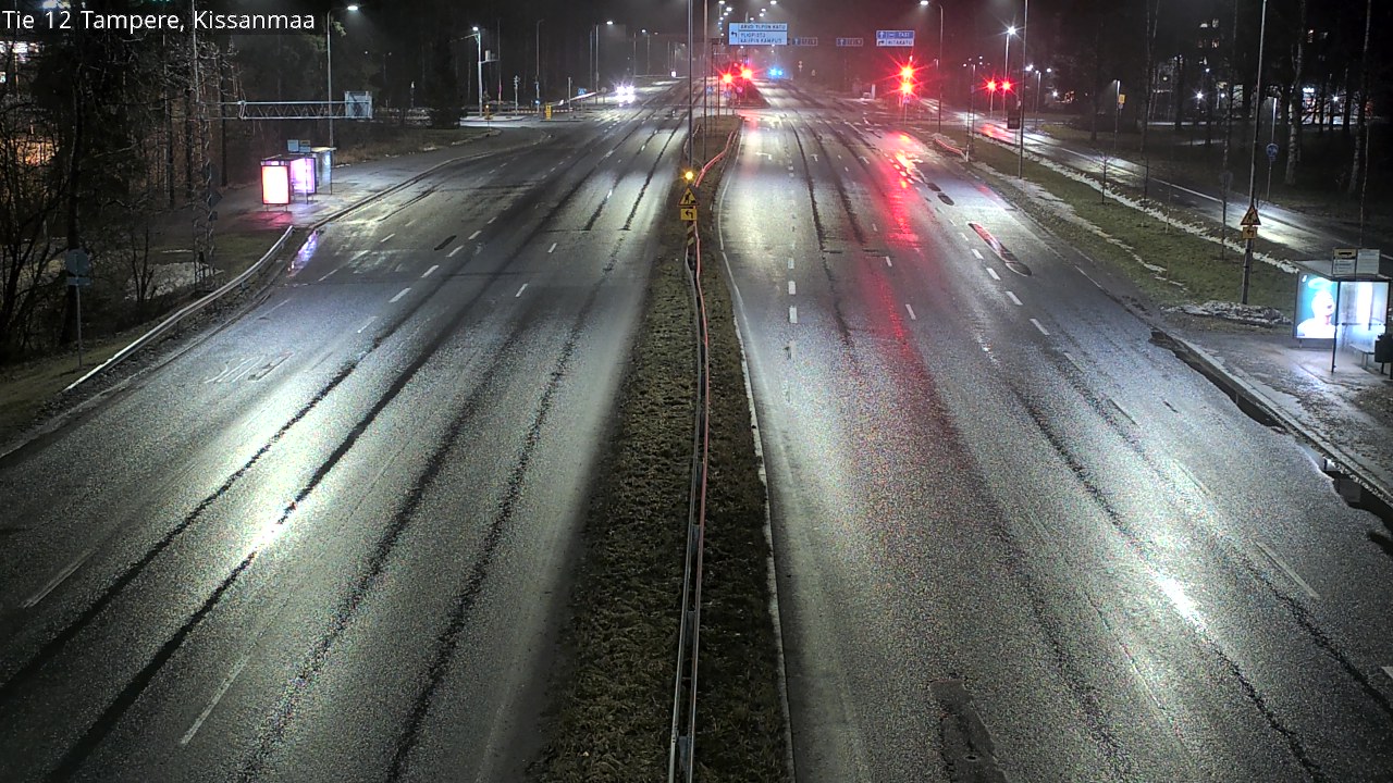 Weather Camera Image Väg 12 Tammerfors, Kissanmaa, Tampere, Pirkanmaa