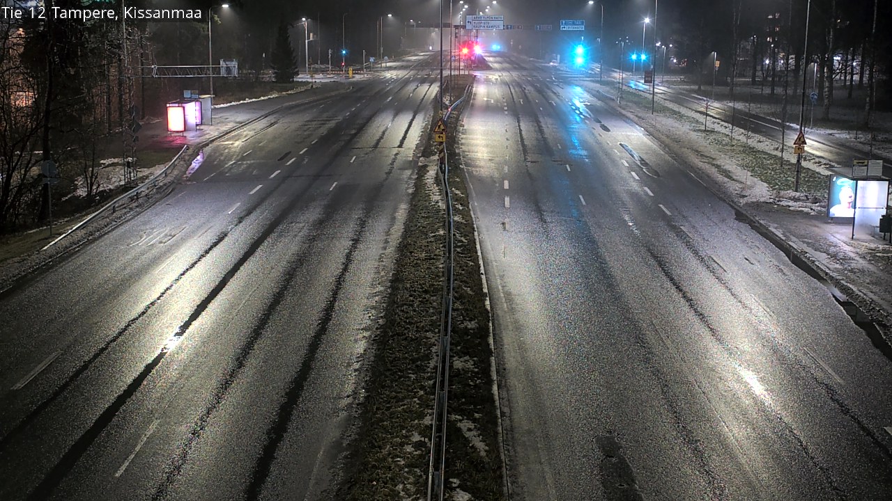 Weather Camera Image Väg 12 Tammerfors, Kissanmaa, Tampere, Pirkanmaa